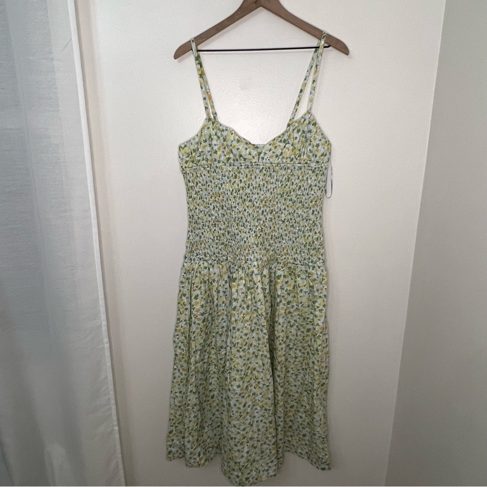 NWT Free People Floral Dress Lavendar Daze Sun Dress Multicolor Size Large MIDI - Picture 6 of 14